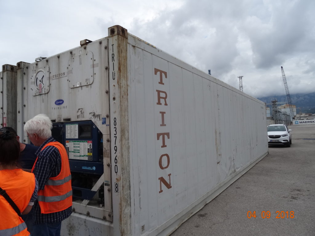 Cargo damage, Bar -Montenegro – 2018. 09. 04.