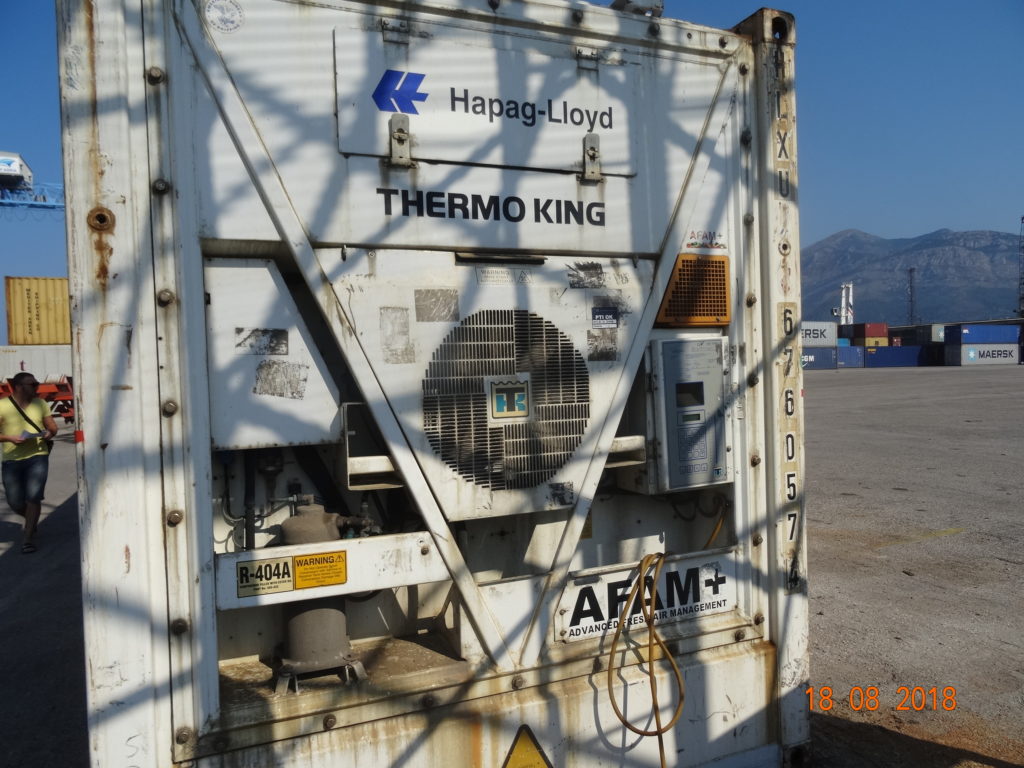 Cargo damage, Bar -Montenegro – 2018. 08. 18.